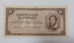 Very nice 1 million b.-Pengő 1946 ef.