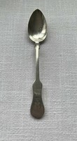 Violin-style Diana silver spoon with noble coat of arms