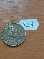 Yugoslavia 50 dinars 1955 aluminum-bronze s21