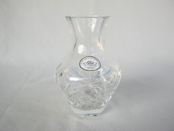 Lip crystal lead crystal glass vase