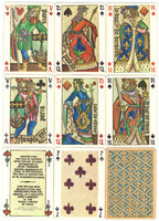 2K. Francia kártya 52 + 3 lap Jeanne d'arc kártya Dusserre Franciaország 1976 alig használt
