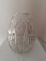 Large crystal vase with a special shape