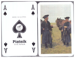 13A. French card 52 + 3 joker international card picture piatnik around 2000 new, unopened