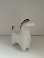 Art deco porcelain horse designed by Miklós Veres of Hollóháza