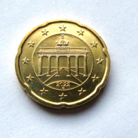 Germany - 20 euro cent - 2022 - Brandenburg Gate