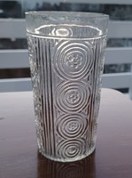 Blown glass cup in an antique shape