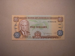 Jamaika-5 Dollár 1992 UNC