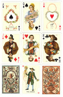 9. French card double deck 104 + 6 jokers Austrian folk costume piatnik 1976 like new, barely used