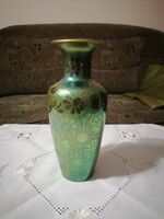 Zsolnay eosin acid-etched vase