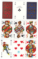 15. French card double deck 104 + 6 jokers Berlin card image f.X.Schmid around 1975 hardly used