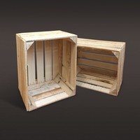 Wooden chest, wooden chest, apple chest dozen