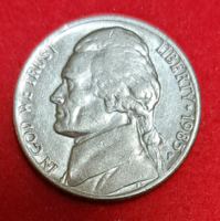 1985. US 5 cents (71)