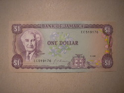 Jamaika-1 Dőllár 1990 UNC