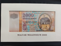 2000. évi Millenniumi 2000 Ft UNC