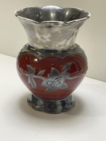 Bavaria silver plated vase