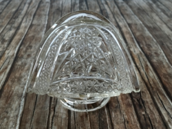 Crystal glass table napkin holder