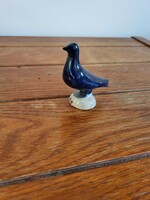Ceramic little bird blue bird sculpture