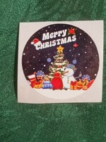 Christmas decor sticker 10 pcs in one