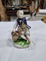 Régi német porcelán figura