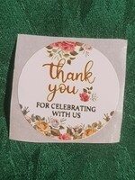 Thank you decor sticker 10 pcs in one