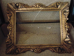 Booked! Antique gilded carved wooden picture frame