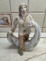 Russian porcelain sculpture with Cyrillic marking for sale! Fairytale-sadko for sale!