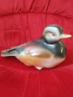 Hollóháza porcelain statue for sale! Raven House porcelain duck for sale!