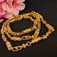 Gilded Israeli necklaces 70 cm