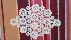 It can also be used as a crochet tablecloth