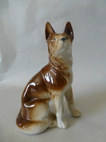 German porcelain dog, German shepherd