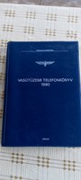 Máv railway telephone directory 1990