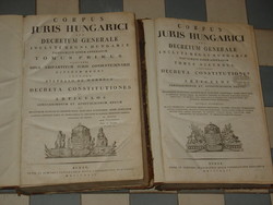 CORPUS JURIS HUNGARICI  1-2.   1822 ( JOGI KÖNYV )