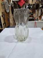 Old cast glass vase