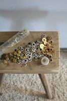 All kinds of old gilded buttons - beautiful, flawless