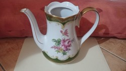Antique German Winterling Röslau Bavarian porcelain pourer with beautiful painting, incomplete