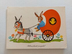 Retro postcard Easter 1981