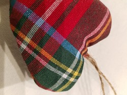 Decorative Textile Heart - Nostalgia Theme
