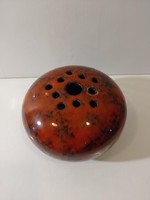 Retro ikebana pebble vase
