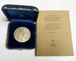 Maria Theresa 1778 scudo, modern Italian silver replica.