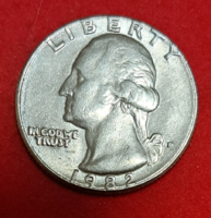 1982. USA. Quarter Dollar (204)