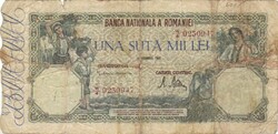 100000 lei 1946 Románia 1.