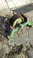 I discounted it! Rare antique carding machine with mechanical wool comb