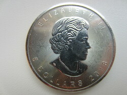 Canada Maple 2018 1oz Silver Coin 0.999Ag 31.1G