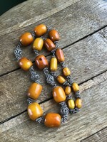 Handmade Tibetan phenolic resin necklace