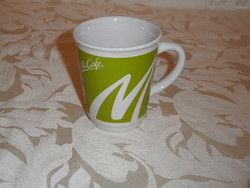 Mc Café zöld porcelán csésze, bögre