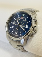 Steel case sector chronograph men's watch