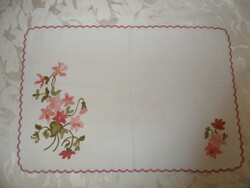 Hand-embroidered tablecloth, tablecloth