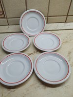 Zsolnay porcelain small dish, coffee set saucer for sale! 6 pieces for sale!