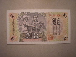 Észak-Korea-10 Won 1947 UNC