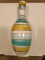 Striped retro vase